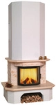 HARK Kaminbausatz &raquo;Aspen&laquo;, wei&szlig;, Marmor, 8 kW - beige