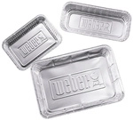 WEBER Tropfschale, gro&szlig;, 10 St&uuml;ck - silberfarben