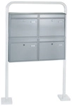 Rottner Tresor Briefkasten &raquo;Pisa&laquo;, edelstahlfarben, Edelstahl, (B x H:) 72 x 63,5