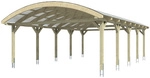 SKANHOLZ Carport &raquo;Franken&laquo;, BxT: 635 x 969 cm, Firsth&ouml;he: 325 cm, lasiert - beige