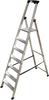 KRAUSE Stufen-Stehleiter »MONTO Solido«, 7 Sprossen, Aluminium - silberfarben