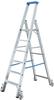 KRAUSE Stufen-Stehleiter »STABILO«, 7 Sprossen, Aluminium - silberfarben