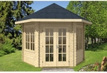 SKANHOLZ Pavillon &raquo;Madeira 2&laquo;, Spitzdach, sechseckig, BxT: 350 x 373 cm, inkl.