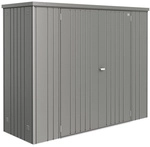 BIOHORT Ger&auml;teschrank, Metall, BxHxT: 227 x 182,5 x 83 cm (Au&szlig;enma&szlig;e) - grau