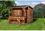 WEKA Gartenhaus &raquo;820 A Gr.2&laquo;, Holz, BxHxT: 340 x 240 x 350 cm (Au&szlig;enma&szlig;e inkl.