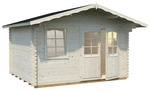 PALMAKO Blockbohlenhaus &raquo;Emma&laquo;, Holz, BxHxT: 426 x 257 x 300 cm (Au&szlig;enma&szlig;e inkl.