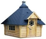 WOLFF Grillkota &raquo;Basic 9&laquo;, Holzart: Kiefer, naturbelassen, BxT: 426 x 376 cm -