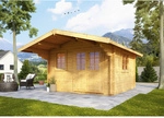 WOLFF FINNHAUS Gartenhaus &raquo;Nordkap&laquo;, Holz, BxHxT: 410 x 254 x 530 cm (Au&szlig;enma&szlig;e