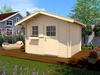 WEKA Gartenhaus »Premium«, Holz, BxHxT: 300 x 262 x 300 cm (Außenmaße) - beige