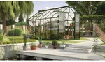 VITAVIA Gew&auml;chshaus &raquo;Uranus 9900&laquo;, 9,9 m&sup2;, Aluminium/Glas, winterfest - gruen
