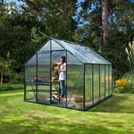 VITAVIA Gew&auml;chshaus &raquo;Merkur&laquo;, 8,3 m&sup2;, Kunststoff/Aluminium, winterfest - gruen