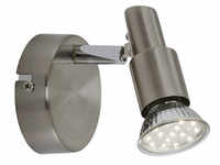 BRILONER LED-Spot »One«, Ø: 8, Höhe: 10 cm, nickelfarben matt - silberfarben