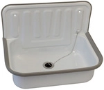 sanicomfort Ausgussbecken, LxBxH: 495x370x340 mm​, wei&szlig; - weiss
