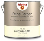 ALPINA FARBEN Wandfarbe &raquo;Feine Farben&laquo;, edelmatt, 2,5 l f&uuml;r ca. 20-30m&sup2; -...