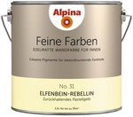 ALPINA FARBEN Wandfarbe &raquo;Feine Farben&laquo;, edelmatt, 2,5 l f&uuml;r ca. 20-30m&sup2; -...