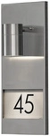 Konstsmide Wandleuchte &raquo;MODERN&laquo;, Silber, 35 W, BxHxT: 16 x 41 x 11 cm -