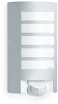 STEINEL Sensor-Au&szlig;enleuchte &raquo;L 12 S&laquo;, 60 W, inkl. Bewegungsmelder - silberfarben