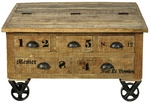 SIT Couchtisch &raquo;RUSTIC&laquo;, BxH: 90 x 47 cm, Mangoholz - beige