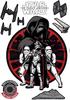 KOMAR Dekosticker »Star Wars First Order«, BxH: 50 x 70 cm - bunt