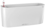 LECHUZA Pflanzgef&auml;&szlig; &raquo;DELTA&laquo;, BxHxT: 11 x 13 x 30,2 cm, wei&szlig; hochglanz - weiss