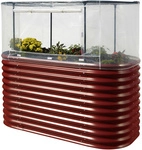VITAVIA Hochbeetabdeckung &raquo;S&laquo;, HxL: 105 x 165cm, 1 St&uuml;ck - transparent