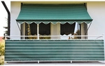 ANGERER FREIZEITM&Ouml;BEL Klemmmarkise, BxT: 350 x 150 cm, gr&uuml;n - gruen