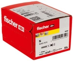 FISCHER Nageld&uuml;bel, 40 mm, Kunststoff - grau
