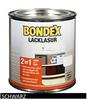 BONDEX Lack-Lasur, für innen, 0,375 l, Schwarz, seidenglänzend