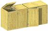 TraumGarten Mülltonnenbox »BINTO«, 272 x 125 x 87 cm (BxHxT), 2.958 Liter -...