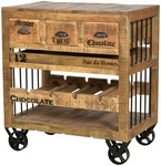 SIT Kommode &raquo;RUSTIC&laquo;, Mangoholz/Metall - braun