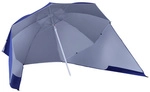 Outsunny Sonnenschirm, H&ouml;he: 222 cm, blau/wei&szlig; - bunt
