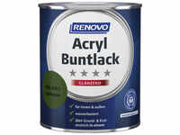 RENOVO Acryl-Buntlack, laubgrün RAL 6002, glänzend, 0,75l - gruen