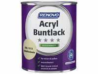 RENOVO Acryl-Buntlack, hellelfenbein RAL 1015, seidenmatt, 0,75l - weiss