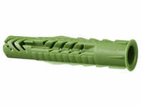 FISCHER Universaldübel, UX GREEN, Nylon, 6 Stück, 10 x 60 mm - gruen