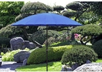 GARDEN PLEASURE Sonnenschirm, rund - blau