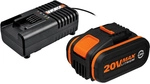 WORX Ladestation-Set &raquo;PowerShare WA3604&laquo;, schwarz/orange