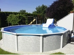 STEINBACH Rundpool &raquo;Grande&laquo;, Rund, BxH: 457x135 cm, wei&szlig; - weiss