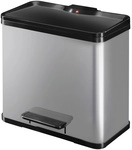 HAILO Abfalleimer &raquo;&Ouml;ko duo plus L&laquo;, silberfarben, mit Softclose, 26 l