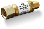 ENDERS Schlauchbruchsicherung, 50 mbar, Messing - silberfarben