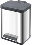 HAILO Abfalleimer &raquo;&Ouml;ko uno plus M&laquo;, edelstahlfarben, mit Softclose, 17 l -