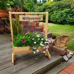 PROMADINO Blumentrog, BxH: 59 x 73 cm, natur, Kiefernholz - beige