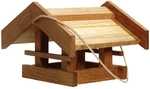DOBAR Design-Vogelhaus Basis - braun