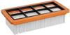 KÄRCHER Flachfaltenfilter für Asche- und Trockensauger - orange | weiss