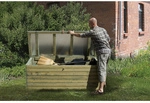 WEKA Gartenhaus &raquo;Garten/Terrasentruhe&laquo;, Holz, BxT: 188 x 70 cm - braun