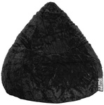 Sitting Point Sitzsack &raquo;BeanBag FLUFFY L&laquo;, schwarz, BxH: 70 x 90 cm