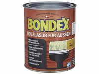 BONDEX Wetterschutzfarbe »Holzlasur für außen«, kiefer, lasierend, 0.75l - braun