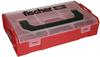FISCHER Werkzeugkoffer »FixTainer«, BxHxT: 15,6 x 6,1 x 26 cm, rot