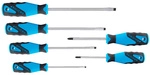 GEDORE Schraubendrehersatz, 6-tlg IS 4-8 PH 1-2 - blau