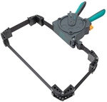 WOLFCRAFT Rahmenbandspanner, schwarz/t&uuml;rkis