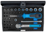 GEDORE Steckschl&uuml;sselsatz, 1/4" 37-teilig UD-IN-IS-PH-PZ-TX - silberfarben